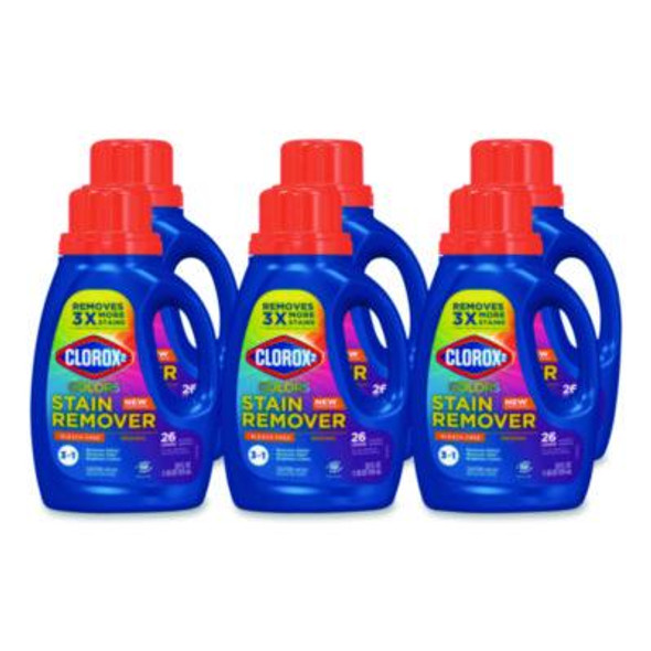 For Colors Stain Remover And Laundry Additive, Bleach Free, Original, 33 Oz Bottle, 6/Carton