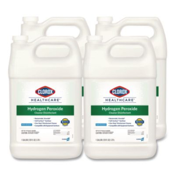 Hydrogen-Peroxide Cleaner/Disinfectant, 1 Gal Bottle, 4/Carton