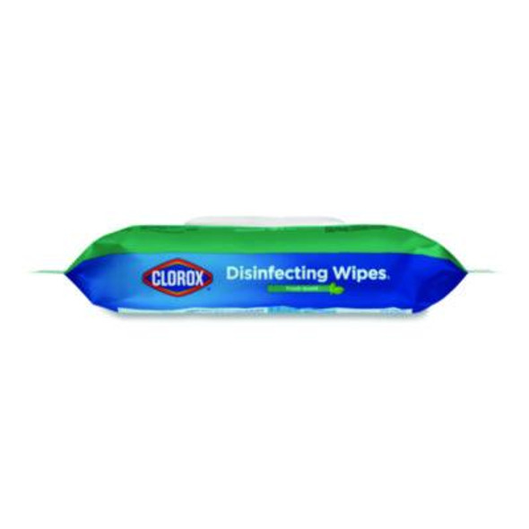 Disinfecting Cleaning Wipes, Flex Pack, 1-Ply, 8 x 7, Fresh Scent, White, 75 Towels/Box, 6 Boxes/Carton