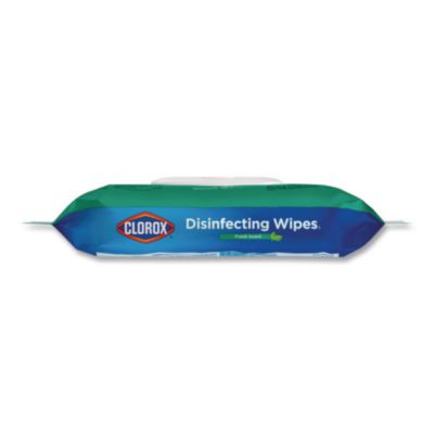 Disinfecting Cleaning Wipes, Flex Pack, 1-Ply, 8 x 7, Fresh Scent, White, 75 Towels/Box