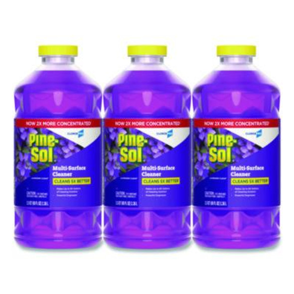 Cloroxpro Multi-Surface Cleaner Concentrated, Lavender Clean Scent, 80 Oz Bottle, 3/Carton