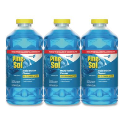 Cloroxpro Multi-Surface Cleaner Concentrated, Sparkling Wave Scent, 80 Oz Bottle, 3/Carton