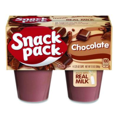 Pudding Cups, Chocolate, 3.5 Oz Cup, 48/Carton