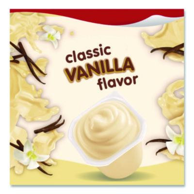 Pudding Cups, Vanilla, 3.5 Oz Cup, 48/Carton