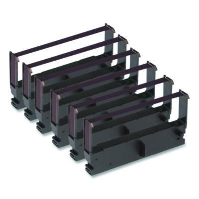540141 Dot-Matrix Printer Ribbon, Purple, 6/Box