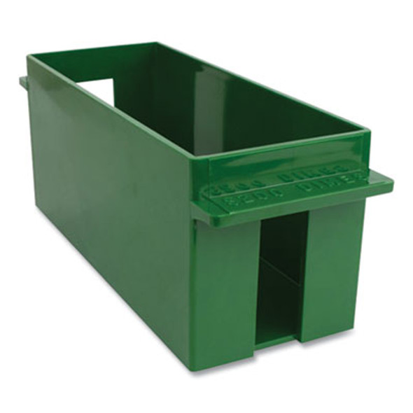 Extra-Capacity Coin Tray, Dimes, 1 Compartment, Denomination And Capacity Etched On Side, 10.5 X 4.75 X 5, Plastic, Green