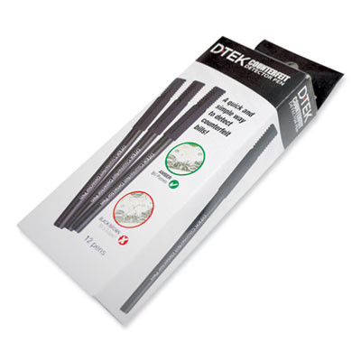 Dtek Counterfeit Detector Pens For Usd, Black, 12/Pack