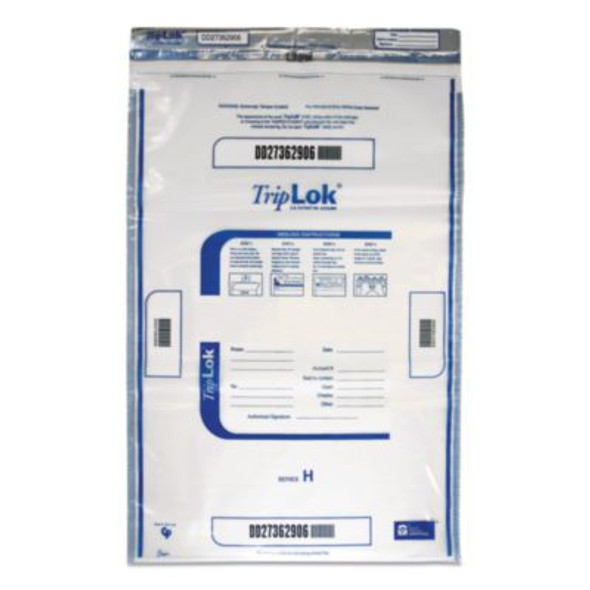 Deposit Bag, Plastic, 4 Mil, 20 X 28, Clear, 50/Pack