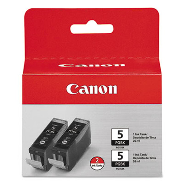 0628b009 (Pgi-5Bk) Chromalife100+ Ink, Black, 2/Pack