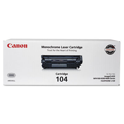 0263b001 (104) Toner, 2,000 Page-Yield, Black