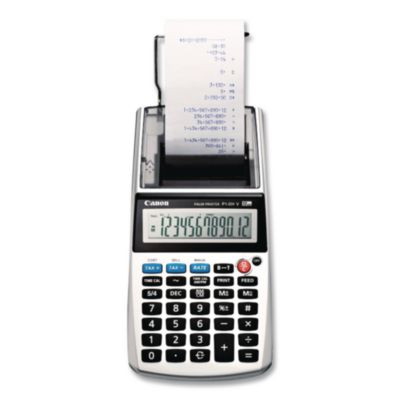P1-Dhv 12-Digit Palm Printing Calculator, Purple Print, 2 Lines/Sec