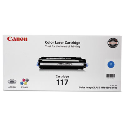 2577b001 (117) Toner, 4,000 Page-Yield, Cyan