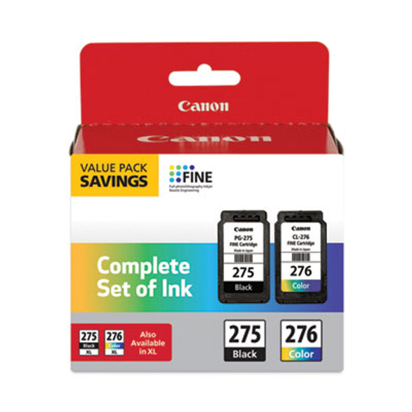 4988C005 (Pgi-275; Cli-276) Multipack Ink, Black/Tri-Color