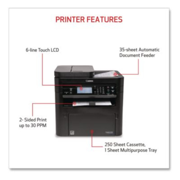 Imageclass Mf267Dw Ii Wireless Multifunction Laser Printer, Copy/Fax/Print/Scan