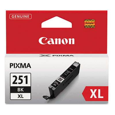 6448b001 (Cli-251Xl) Chromalife100+ High-Yield Ink, 5,530 Page-Yield, Black