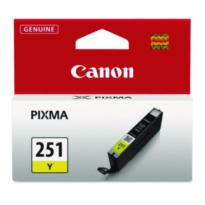 6516b001 (Cli-251) Chromalife100+ Ink, 330 Page-Yield, Yellow