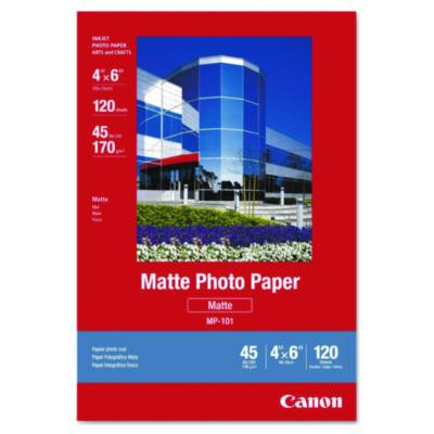 Matte Photo Paper, 4 X 6, Matte White, 120/Pack