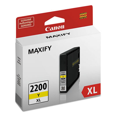 9270b001 (Pgi-2200Xl) High-Yield Ink, 1,520 Page-Yield, Yellow