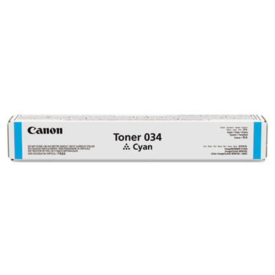 9453b001 (034) Toner, 7,300 Page-Yield, Cyan