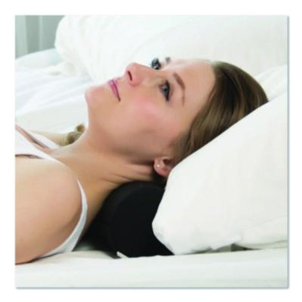 Foam Roll Positioning Pillow, Standard, 13.5 X 3.75, Black