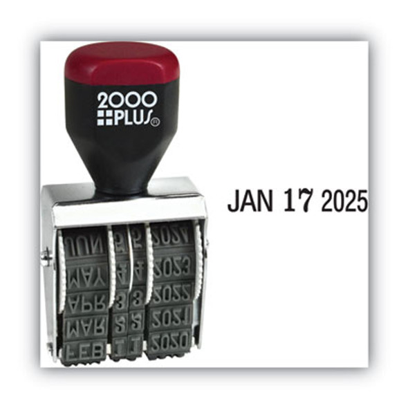 Traditional Date Stamp, Six Years, 1.38" X 0.19"