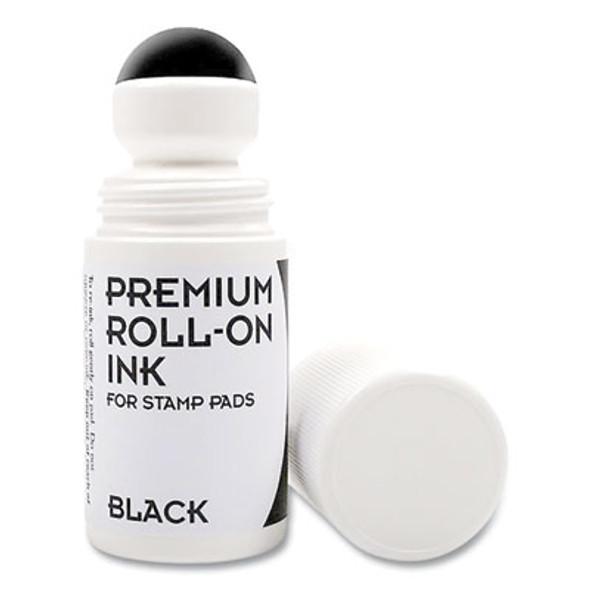 Premium Roll-On Ink, 2 Oz, Black