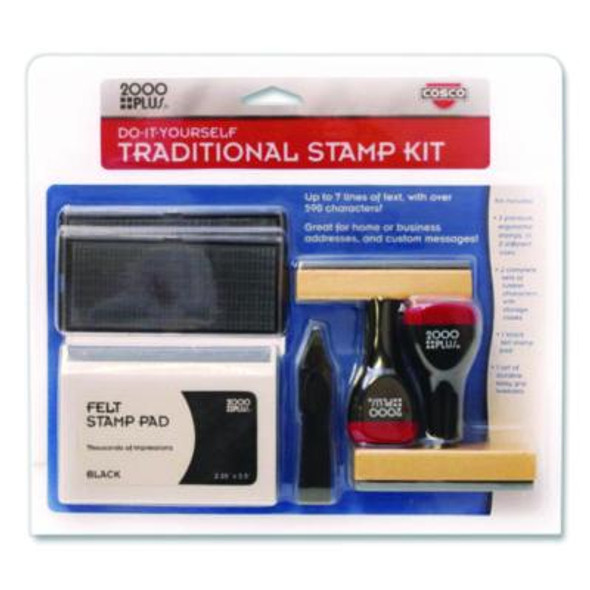 Custom Stamp Kit, Black Ink