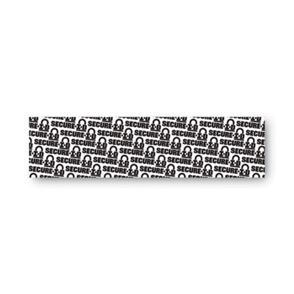 Secure-i-d Security Stamp, Obscures Area 2.5 x 0.31, Black
