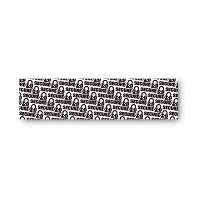 Secure-i-d Security Stamp, Obscures Area 2.5 x 0.31, Black