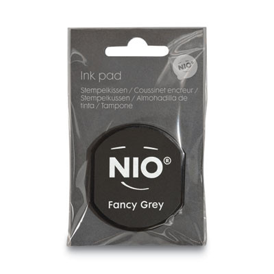 Ink Pad For Nio Stamp With Voucher, 2.75" x 2.75", Fancy Gray