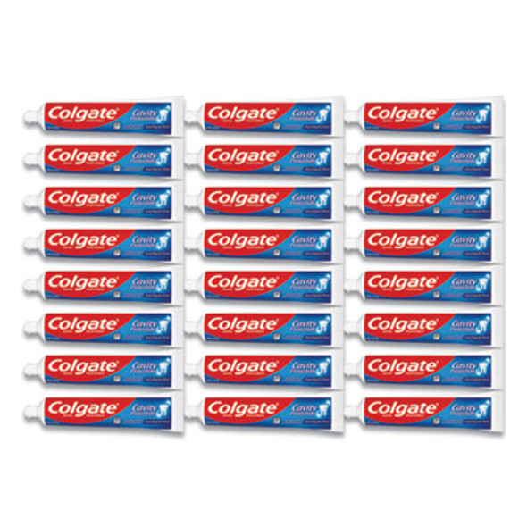 Cavity Protection Toothpaste, Regular Flavor, 2.5 Oz Tube, 24/Carton