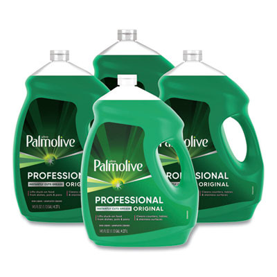 Professional Dishwashing Liquid, Fresh Scent, 145 Oz Bottle, 4/Carton