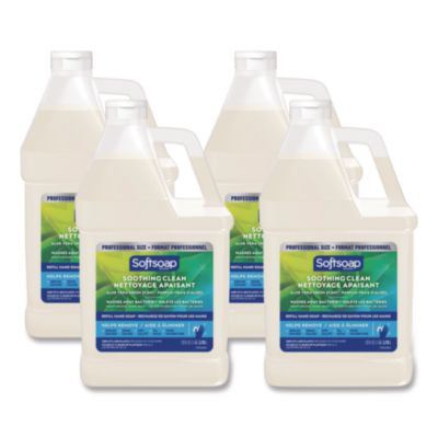Liquid Hand Soap Refill With Aloe, Aloe Vera Fresh Scent, 1 Gal., 4/Carton