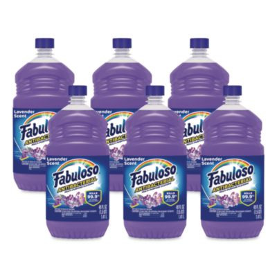 Antibacterial Multi-Purpose Cleaner, Lavender Scent, 48 Oz Bottle, 6/Carton