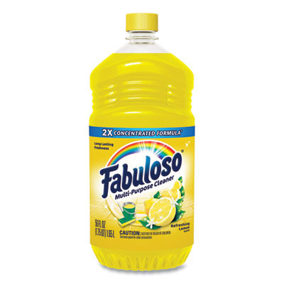 Multi-Use Cleaner, Refreshing Lemon Scent, 56 Oz Bottle, 6/Carton