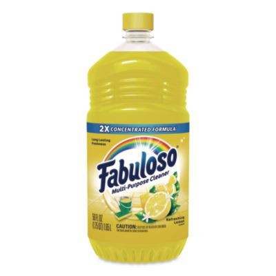 Multi-Use Cleaner, Refreshing Lemon Scent, 56 Oz Bottle, 6/Carton