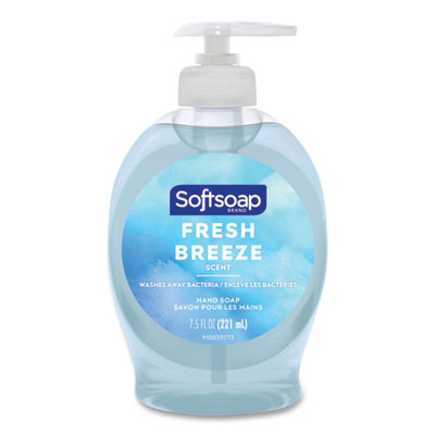 Softsoap Liquid Hand Soap Pumps, Fresh Breeze Scent, 7.5 Oz, 6/Carton