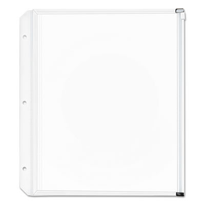 Expanding Zipper Binder Pockets, 8.5 x 11, Clear, 3/Pack