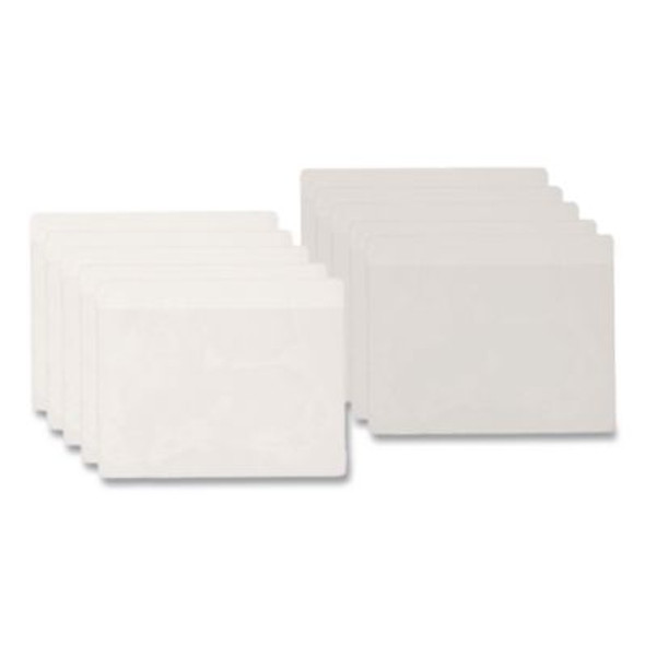 Hold It Poly Business Card Pocket, Top Load, 3.75 x 2.38, Clear, 10/Pack