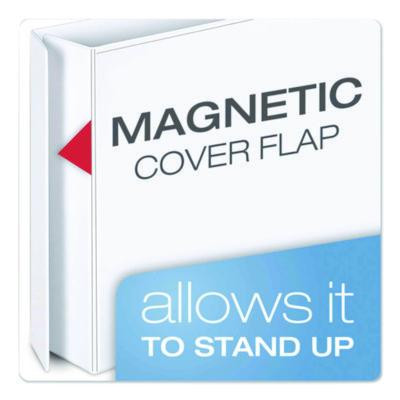 Freestand Easy Open Locking Slant-D Ring Binder, 3 Rings, 5" Capacity, 11 X 8.5, White