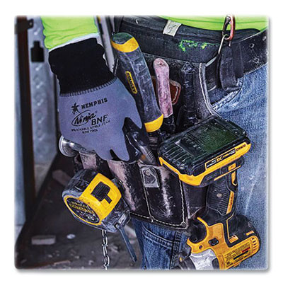 Ninja Nitrile Coating Nylon/Spandex Gloves, Small, Black/Gray, 12 Pairs