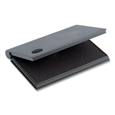 2000 Plus One-Color Felt Stamp Pad, #2, 6.25" X 3.5", Black