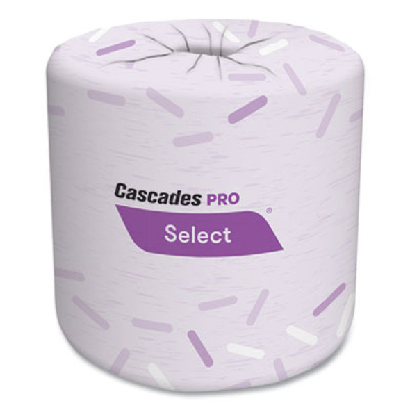 Select Standard Bath Tissue, Septic Safe, 2-Ply, White, 500 Sheets/Roll, 80 Rolls/Carton