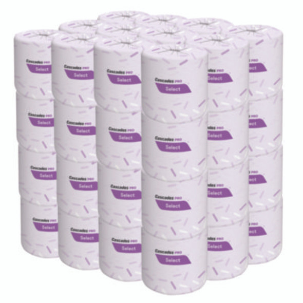 Select Standard Bath Tissue, Septic Safe, 2-Ply, White, 420 Sheets/Roll, 48 Rolls/Carton