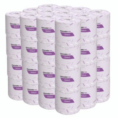 Select Standard Bath Tissue, Septic Safe, 2-Ply, White, 420 Sheets/Roll, 48 Rolls/Carton