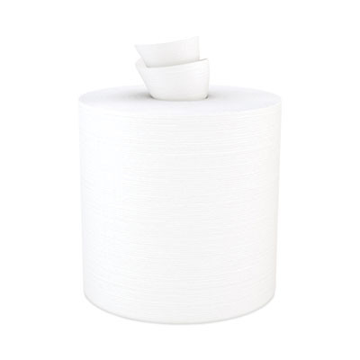 Tuff-Job Spunlace Towels, Centerpull Roll, 8 x 13, White, 369 Sheets/Roll, 6/Carton