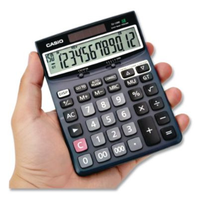 Dj120D Calculator, 12-Digit Lcd