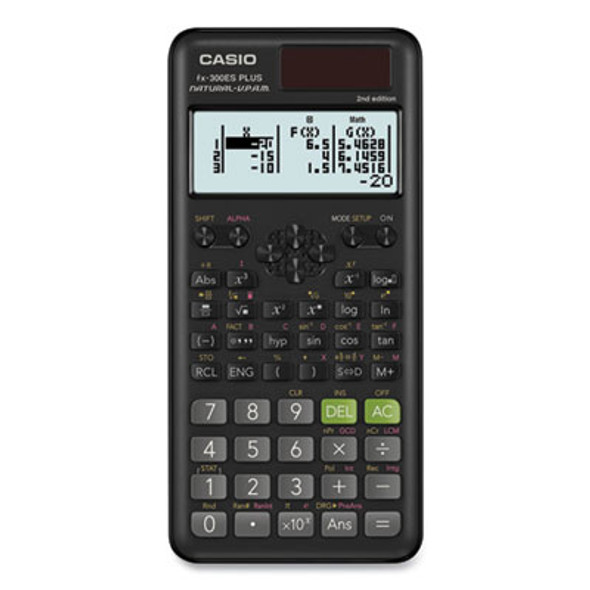 Fx-300Es Plus 2Nd Edition Scientific Calculator, 16-Digit Lcd, Black