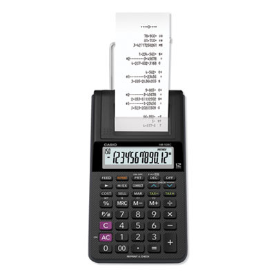 Hr-10Rc Handheld Portable Printing Calculator, Black Print, 1.6 Lines/Sec