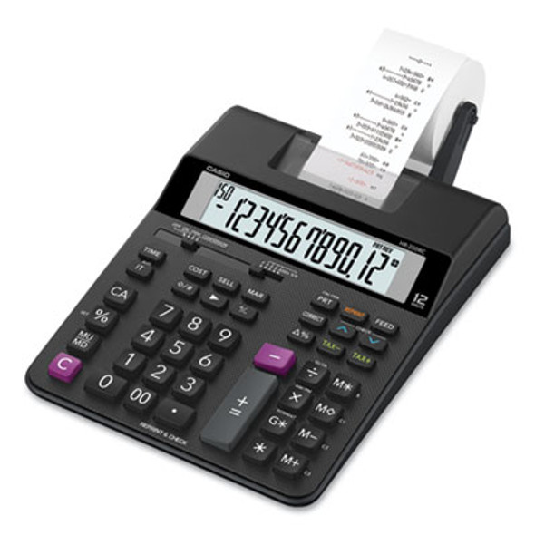 Hr200Rc Printing Calculator, Black/Red Print, 2.4 Lines/Sec